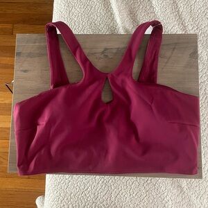 Lululemon Smooth cover front cut out bra